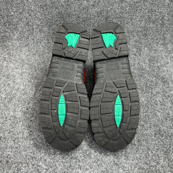 Steel Blue Argyle Met Bump 6" Waterproof MG Steel Toe Side Zipper Work Boots - Picture 11 of 15